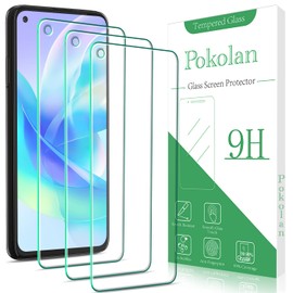 Pokolan [3-Pack] Screen Protector for Motorola Moto G Stylus 5G (2021) Tempered Glass, Anti Scratch, 9H Hardness, Bubble Free, Easy to Install, HD Clear, Touch Sensitive