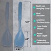 Large Silicone Cooking Spoon, Non-Stick Solid Spoon set with Deep