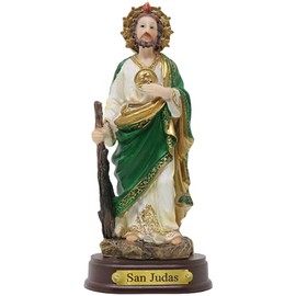 Cannan San Judas Tadeo 5" Religious Figurine Mini Saint Jude Thaddeus