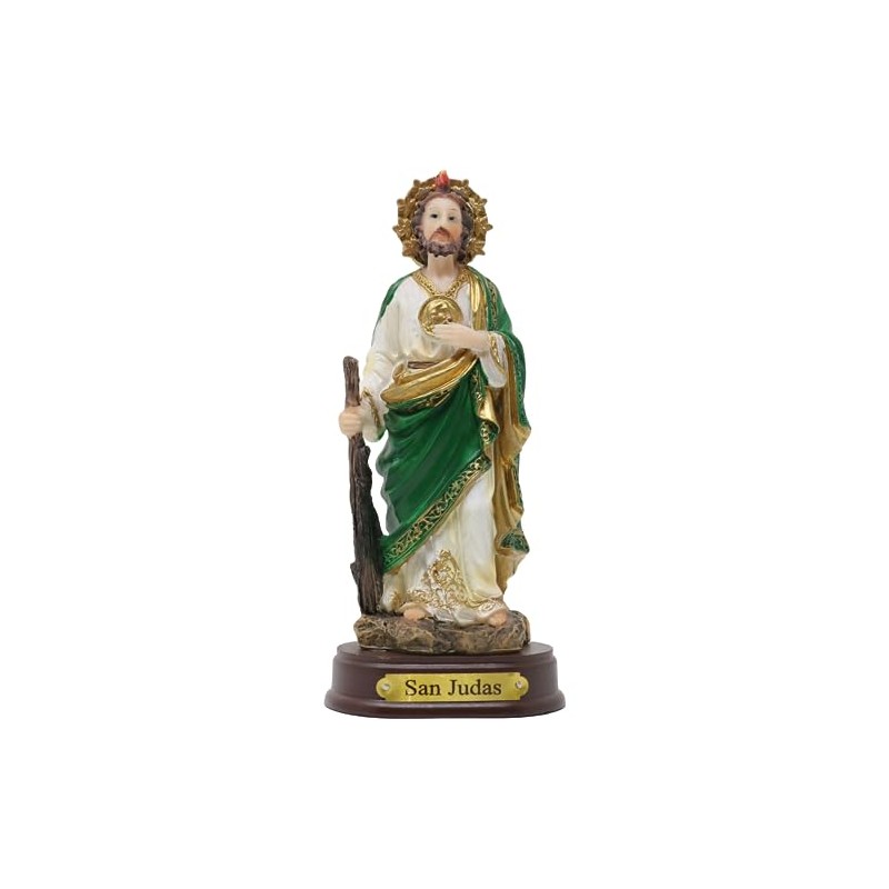 Cannan San Judas Tadeo 5" Religious Figurine Mini Saint Jude
