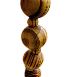 Catholic holy Big Mix Beads sanctified Rosario Natural Wood Chain Jesus Cross XL Large 42" inches Wall Rosary