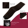 Vivien Micro Hair Extensions Human Hair Brown Hair Extensions Micro