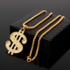 HUITIAN INTL Dollar sign necklace, rap chain, hip-hop chain, dollar