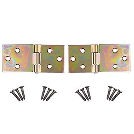 Zinc Plated Steel Drop Leaf Table Hinge | 3-1/8" x 1-7/16" | One Pair | Old Furniture Reproduction Hardware | TH1-SZ (1)