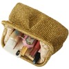 FanChris Women's Evening Bag with gold and silver threads Clutch
