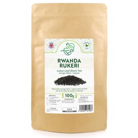Rwanda Rukeri OP1 Loose Leaf Black Tea – Premium Organic African Tea – Smooth and Malty (100g)