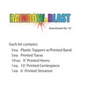 Beistle Rainbow Blast Happy New Year's Eve Party Assortment for