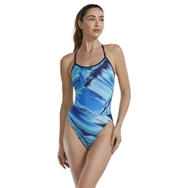 TYR Women's Standard Durafast Elite Trinityfit Swimsuit, Quartz, 36