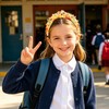 Totelux Back to School Headband for Teacher knot Pearl Hair