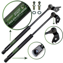 2 Hood Lift Supports, Compatible with: 1992-1996 Lexus ES300 1991-1996 Toyota Camry with 2 Upgraded Studs - Gas Shock - by Gator Strut, FAS-270- L/R-2