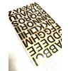 XIAXIN Waterproof PVC Alphabet Sticker Set Weatherproof Waterproof Roman Characters