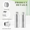 Mirrline 8 Pcs 150ml/5oz Aluminum Bottle Refillable Liquid Container Aluminum