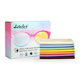 Eyeglasses Anti-Fog Cleaning Cloths, Screens, Lens Wipe for All Electronic Device Screens(7 Colors Anti-Fog Wipe)