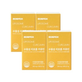Mampick Water-Soluble Liposomal Curcumin Turmeric Powder Supplement 4 Boxes / 맘픽 수용성 리포좀 커큐민 강황 가루 영양제 4박스