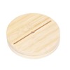 Coffee Capsule Holder Acrylic Bamboo Wood 48 Holes Rotatable Pod