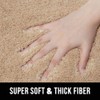 SFLXO 80cm x 50cm Non Slip Bath Mat Machine Washable
