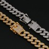 Cuban Link Chain ,ICEDATA Hip Hop Link 13MM Width AAA+