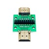 Teansic 2 Pcs HDMI A Connector with Test PCB Board,2.54