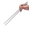 BESTOYARD Long Stainless Steel Chopsticks, Tempurakoro Spatula, Fried Food, Eggs,