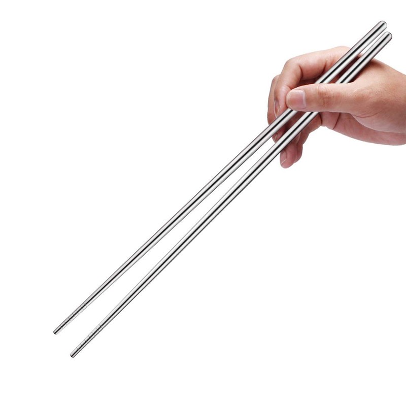 BESTOYARD Long Stainless Steel Chopsticks, Tempurakoro Spatula, Fried Food, Eggs,