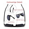 UV400 Sunglasses - Aviator Glasses with Double Bridge in Retro