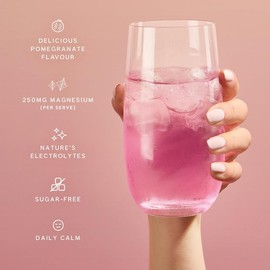 TRIP Magnesium Powder - Pomegranate Orange Blossom Flavor - Magnesium Citrate & Glycinate, Contains L-Theanine & Lion's Mane Mushroom, Sugar Free, Natural Electrolytes, Daily Calm