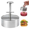KAYCROWN Burger Press, Adjustable Hamburger Patty Maker Food Grade 304