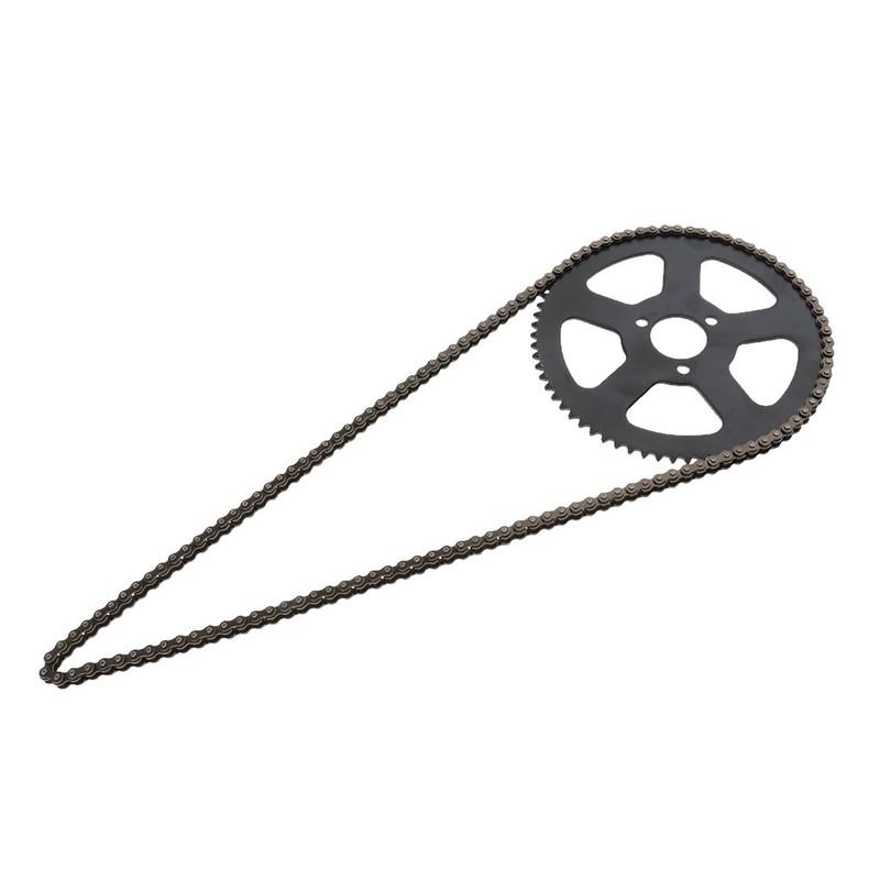 Sharplace 25H 68 Tooth Rear Sprocket + Chain 49cc 2