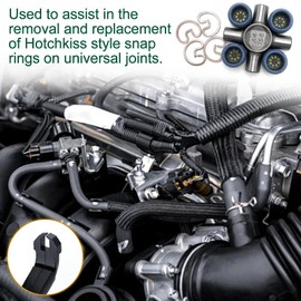 SPEEDWOX U Joint Snap Ring Pliers U Shape Snap Ring Pliers Trim Clip Pliers U Snap Ring Pliers U Snap Ring Pliers Trim Clip Pliers Trim Tools Metal Panel Clip Removal Pliers Non-slip Comfort Grip