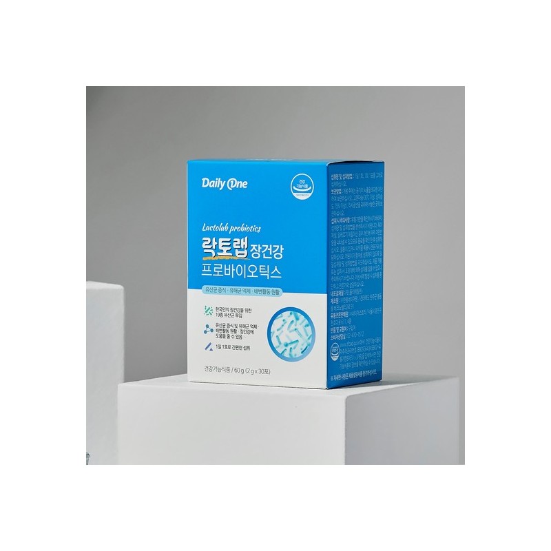Daily One Lacto Lab Gut Health Probiotics 100 Million CFU