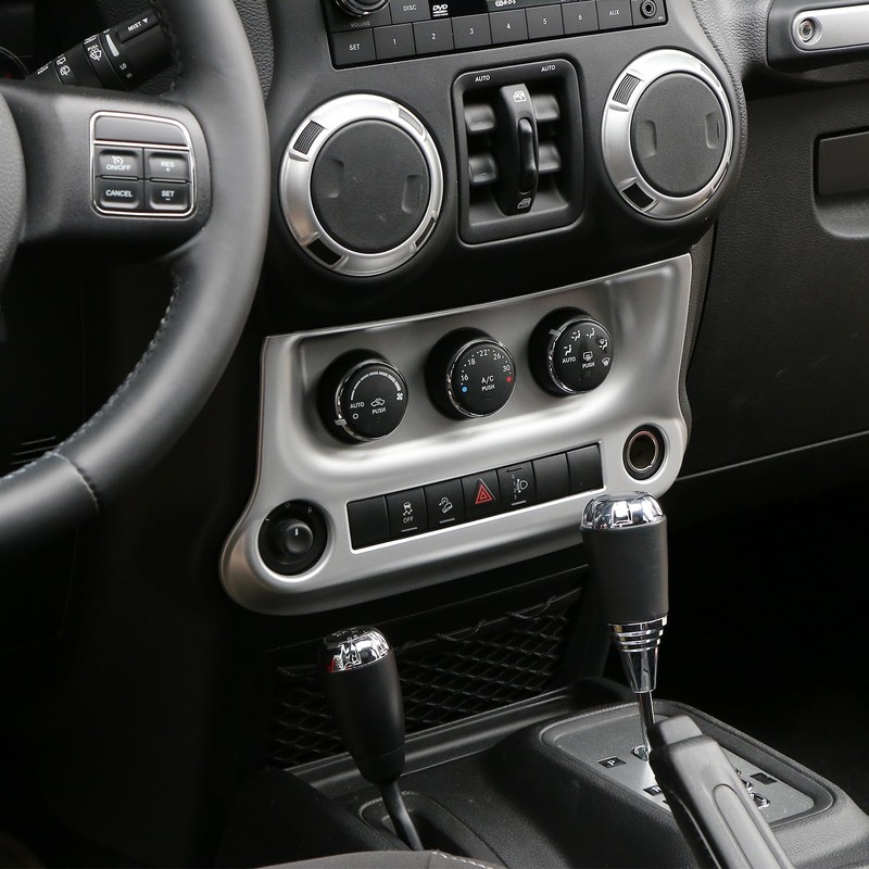RT-TCZ for Wrangler JK Center Dash AC Switch Cover Trim
