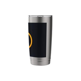 Crypto Minimalist Blockchain Design Stainless Steel Insulated Tumbler