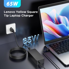 65W Laptop Charger Compatible with Lenovo Thinkpad T470 T470S T460 E531 E570 E560 L470 L460 L440 T440 T450 T540P X270 X250 X240 ADLX65NLC2A ADLX65NCC3A ADLX65NCC2A AC Adapter Power Cord