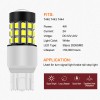 GLOFE 7443 LED Strobe Flashing Reverse Light Bulbs Bright Lamps