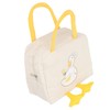 Lunch Bag Cartoon Duck Pattern Waterproof Zipper Closure Sturdy Handle