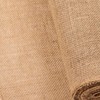Jute Table Runner Gold Thread Stitched Edges 30cm x 5m