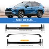 220LBS Roof Rack Cross Bars for 2019-2025 RAV4 XLE XSE