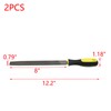 MY MIRONEY 2PCS 8" Flat Hand Metal File Hardware Wood