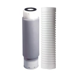 LWH-D Replacement Filter Set - Whole House 2 Stage Sediment - Rust & CTO Filters - 2.5" x 10 - Interchangeable with AP117 & AP110 Filter Models