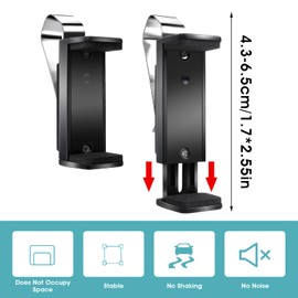 Garage Door Opener Clip, Universal Garage Door Opener Remote Holder Adjustable Visor Clips for Cars, Compatible with Liftmaster Sears Chamberlain