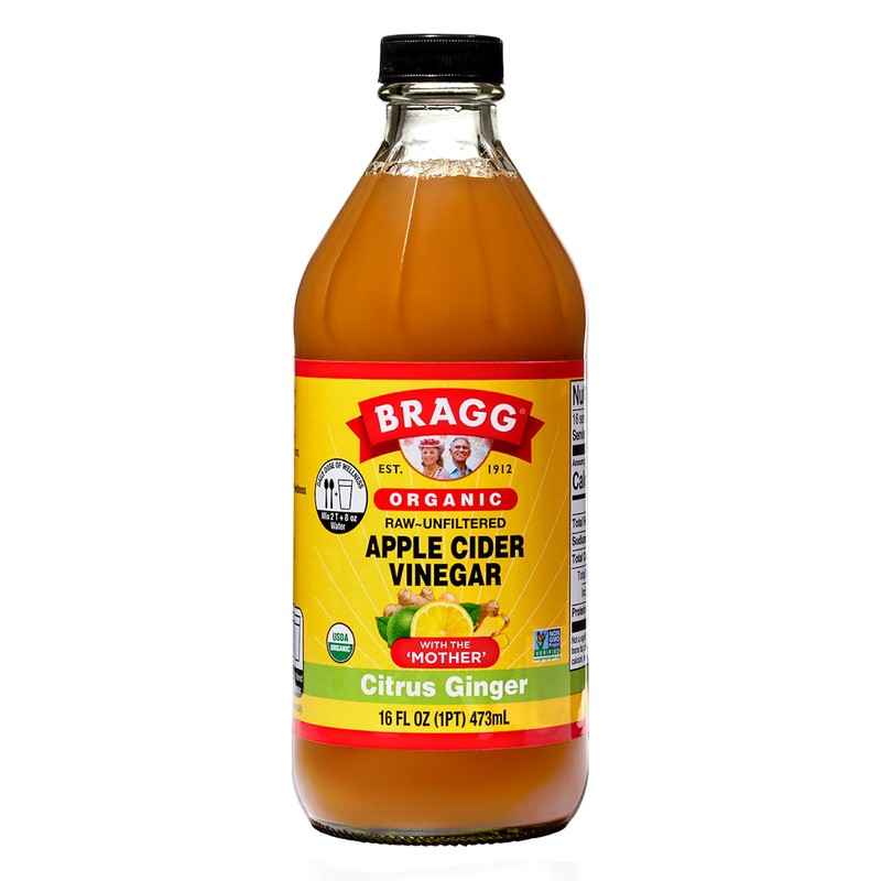 Vinagre de manzana orgánico con cítricos 16 oz