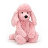 Ruzucoda Plush Poodle Puppy Stuffed Animals Toys Pink Dog Dolls