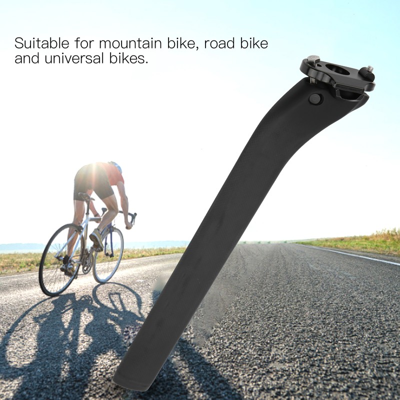 Bike Carbon Fiber Seatpost Saddle Pole Seat Post Tube Bicycle