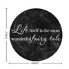 Life Itself is The Most Wonderful Fairy Tale Round Label