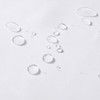 Extra Long No Hook Shower Curtain,Polyester Fabric Bathroom Curtains with