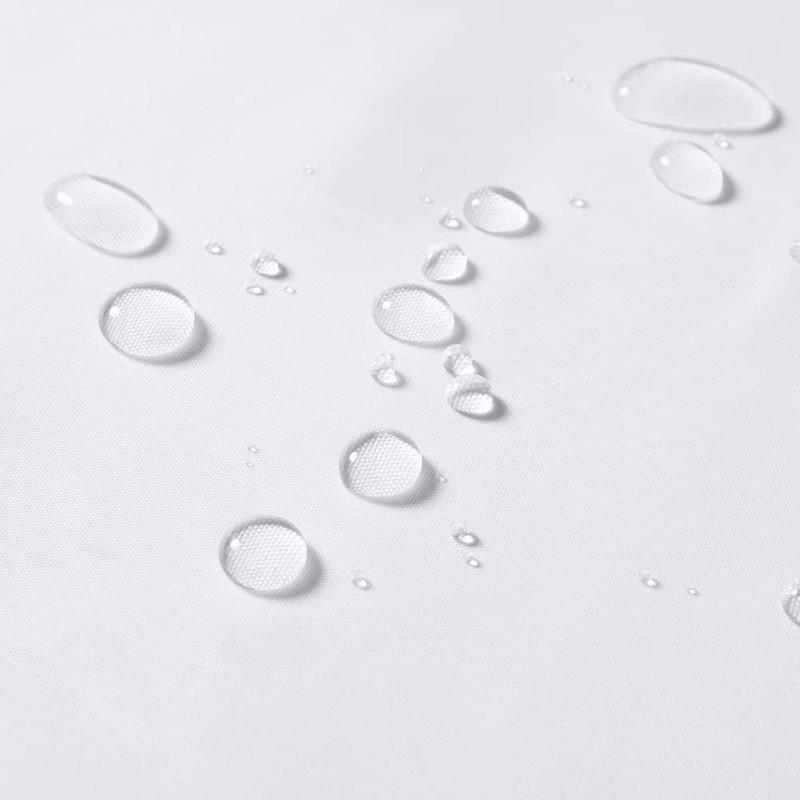 Extra Long No Hook Shower Curtain,Polyester Fabric Bathroom Curtains with