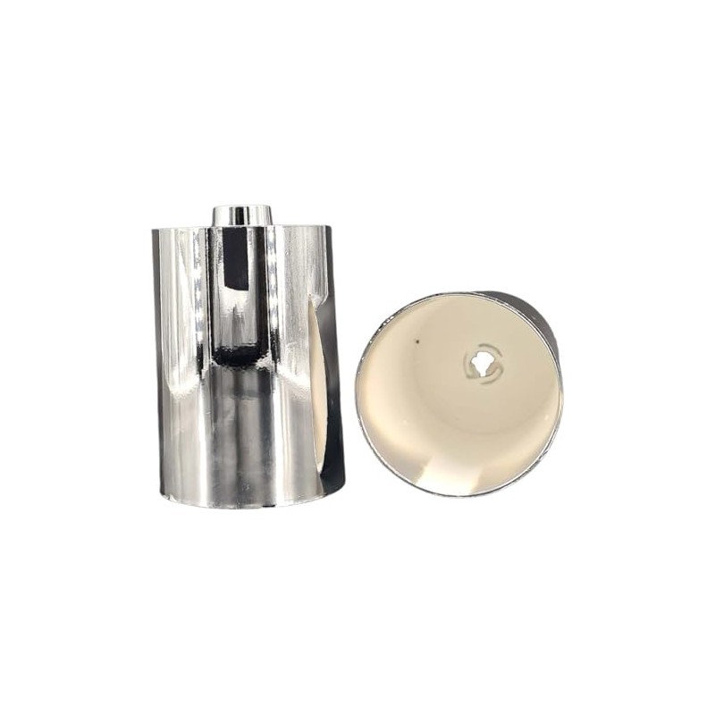 Lamp Canopy Chrome Diameter 60 mm Height 80 mm Plastic