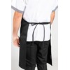 Comical Chef Apron Best Cook Ever, Black Kitchen Aprons, Full