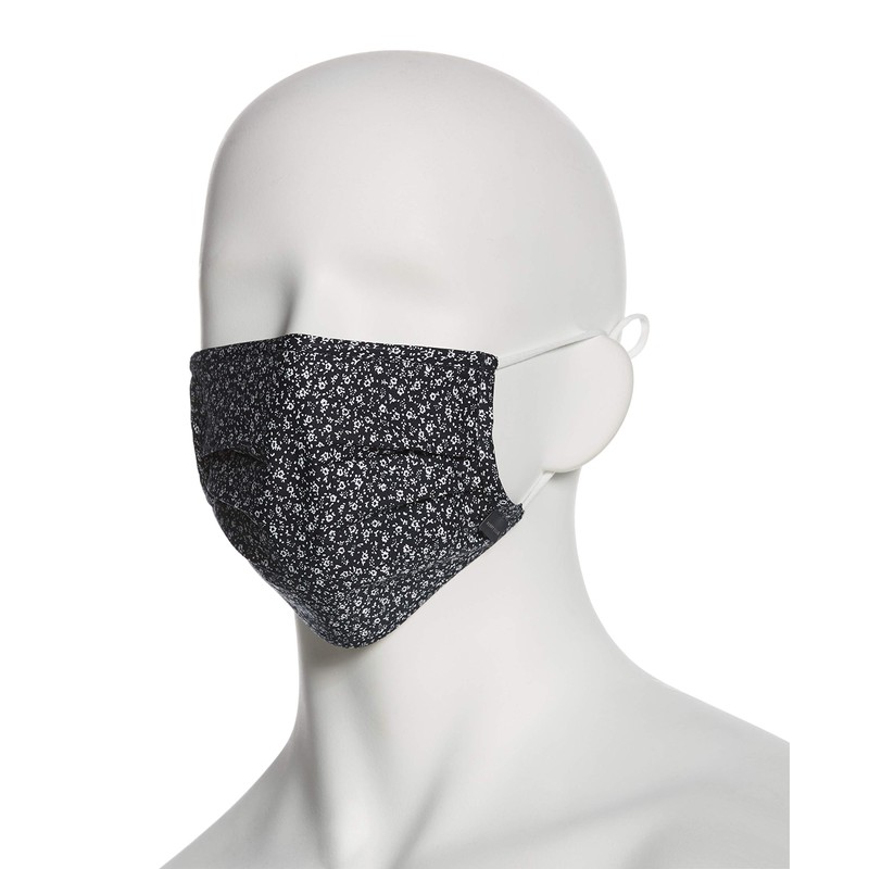 Perry Ellis Reusable Pleated Woven Fabric Face Masks (Pack of