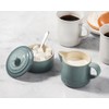 Le Creuset Stoneware Signature Cream & Sugar Set, Sea Salt